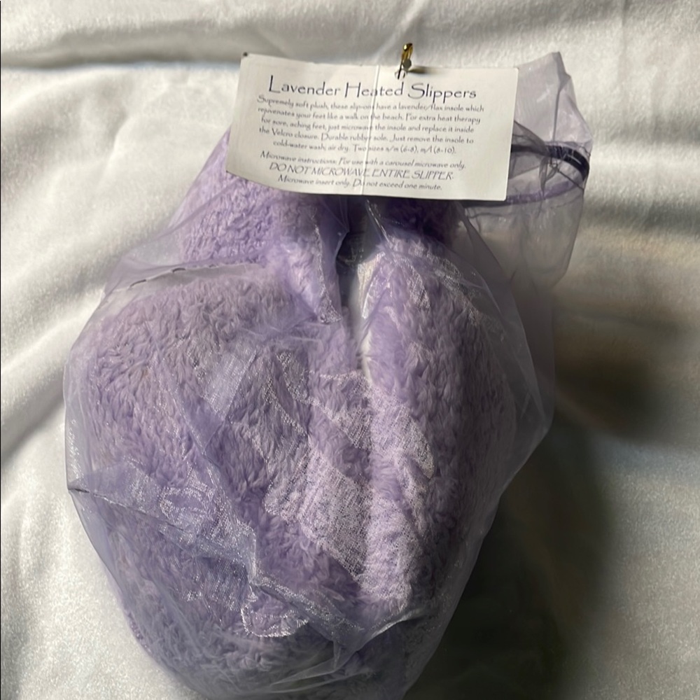 Lavender Heated Slippers